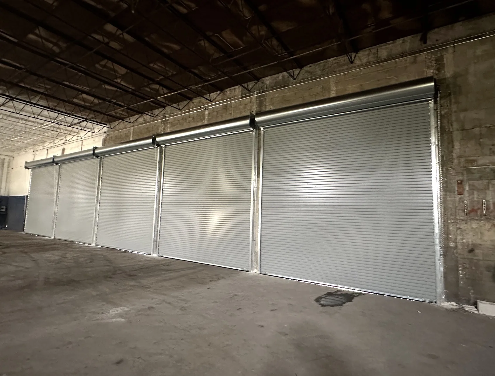 Commercial roll-up door project 9