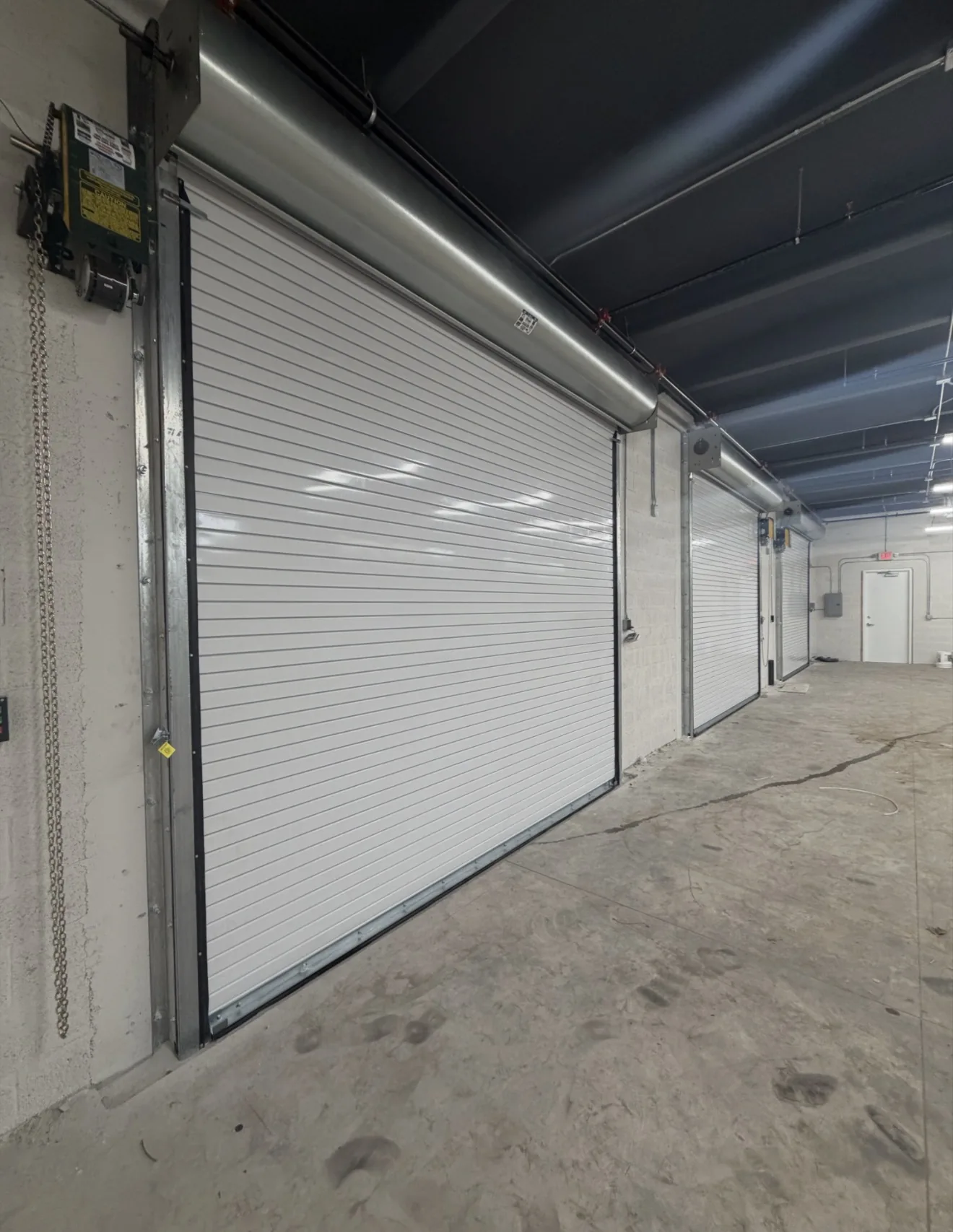 Commercial roll-up door project 1